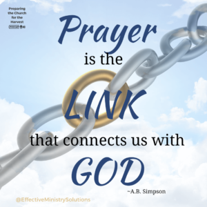 Prayer is the Link that connects us to God