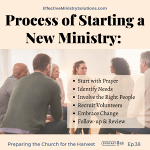 Steps to starting a new ministry