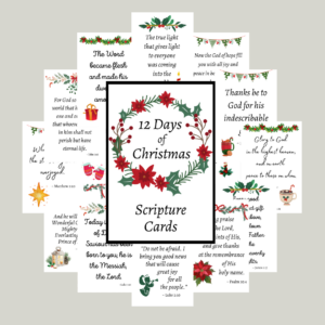 Christmas Scripture Cards