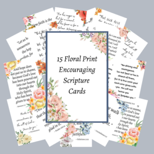 Encouraging Scripture Cards
