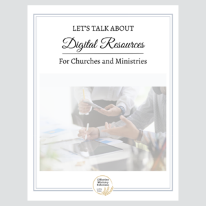 Digital Resources for Churches