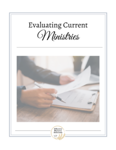 Evaluating Ministries