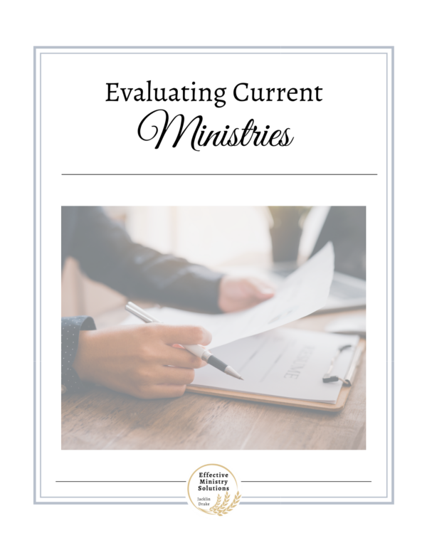 Evaluating Ministries