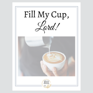 Fill My Cup, Lord