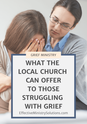 How the church can help with loss - grief ministry