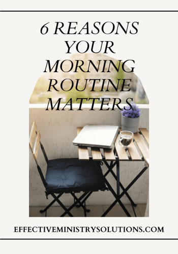 Reasons why your morning routine matters