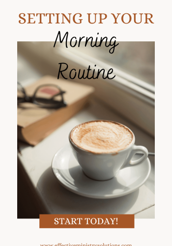 Setting up your morning routine